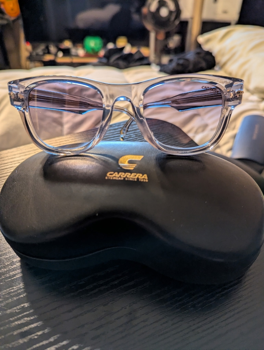 Carrera 330/S KB7FQ Clear Frame Sunglasses